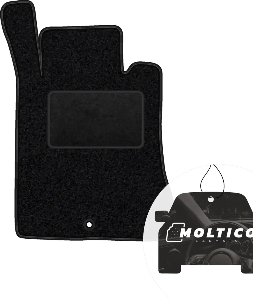 Tappetino Guida Mercedes Benz E W210 95-02 - Su Misura Velours Nero