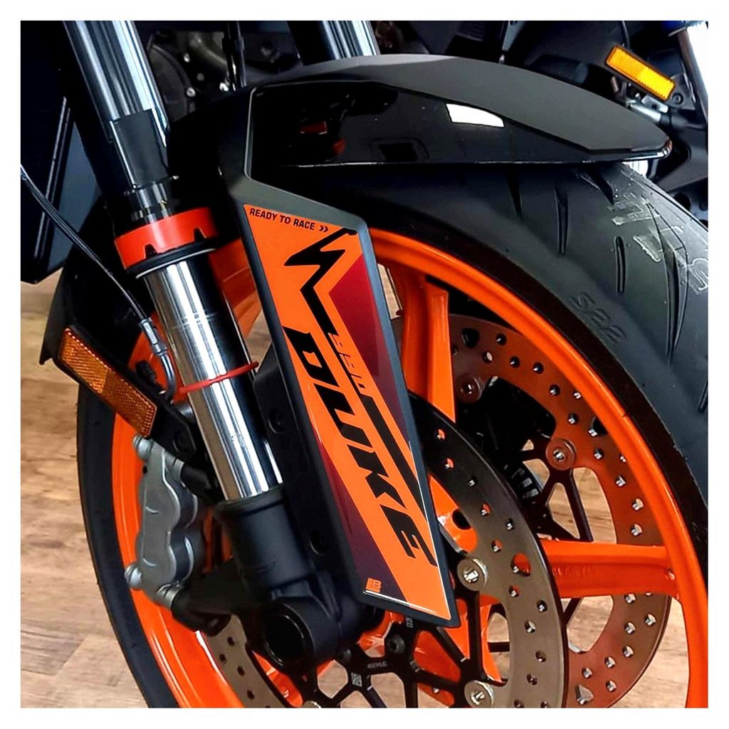 3D Aufkleber zur Dekoration und zum Schutz von Motorradgabeln und Schutzblechen für KTM 990 Duke 2024-2025