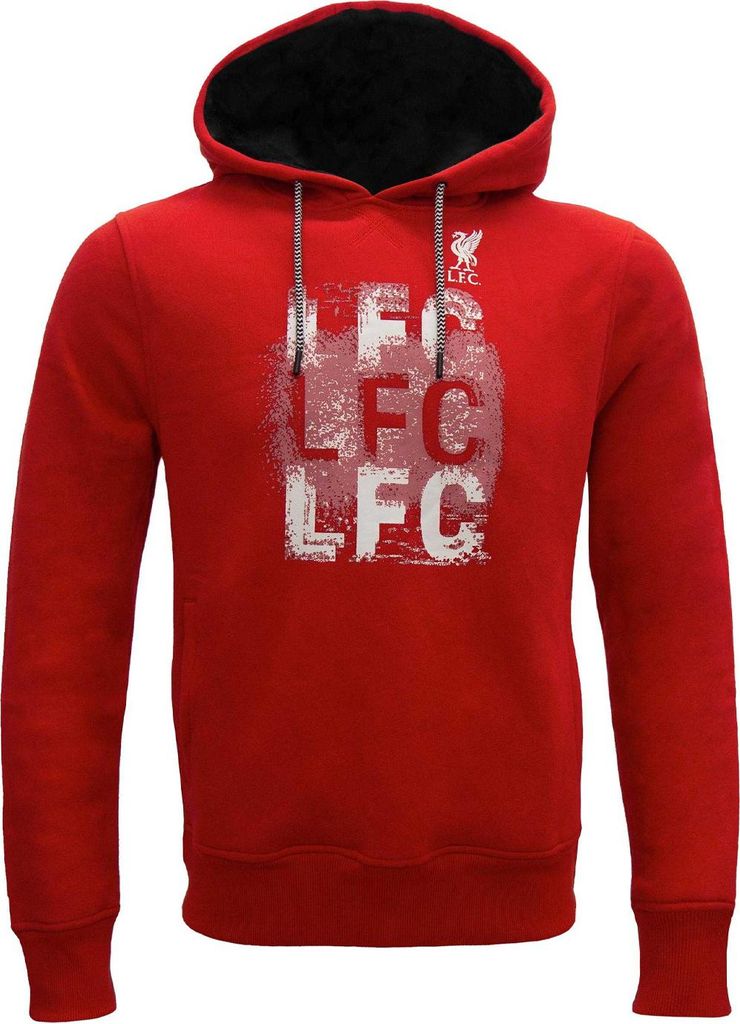 Liverpool FC - Kapuzenpullover für Herren, Fleece GF820 (XXL) (Rot)