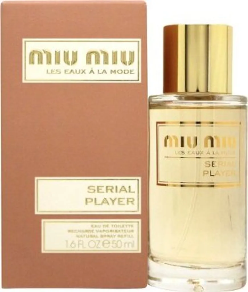 Eau de Toilette Miu Miu Serial Player pour femme en vaporisateur 50ml