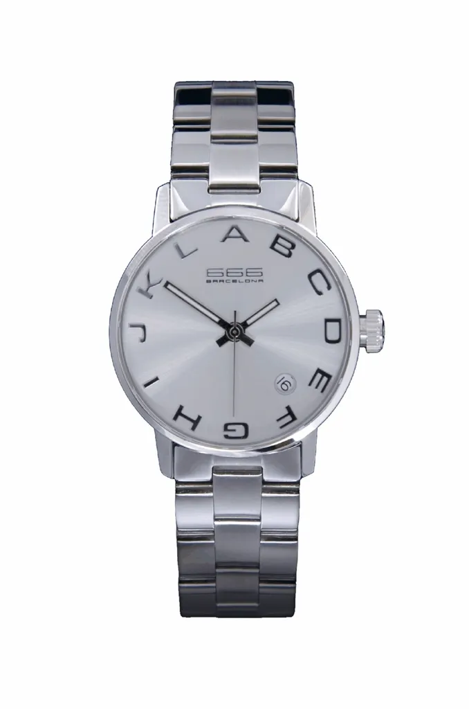 Orologio 666 Barcelona 666275 - Design Industriale e Minimal Silver