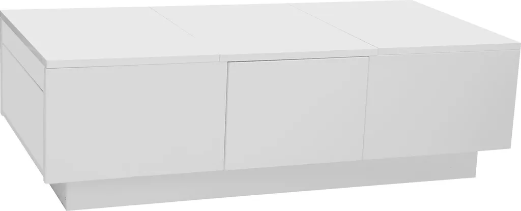 Table basse avec rangement push-pull et tiroirs double face Sweiko - 20