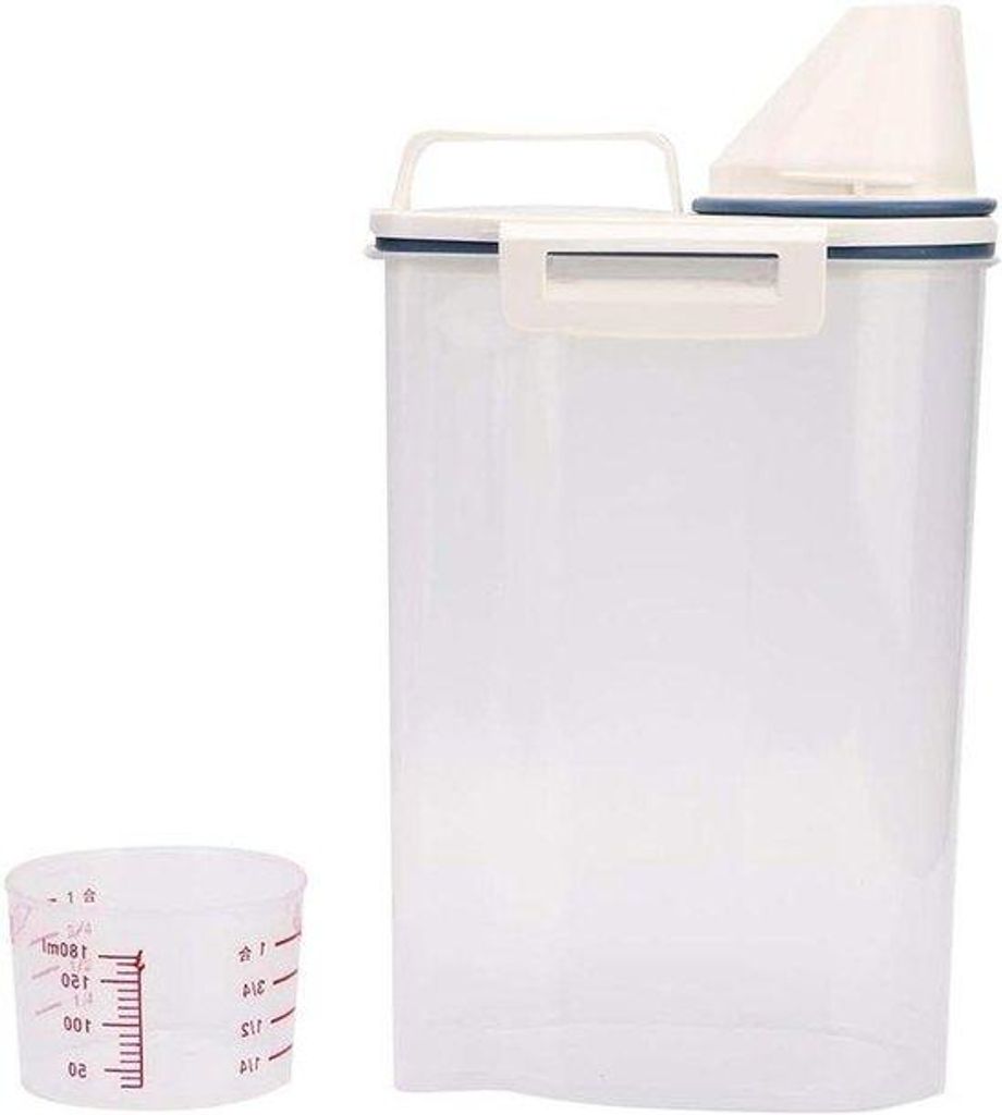 Tierarzt-Box für Hunde und Katzen - Luftdichter und wasserdichter Speisebehälter mit Maßbecher