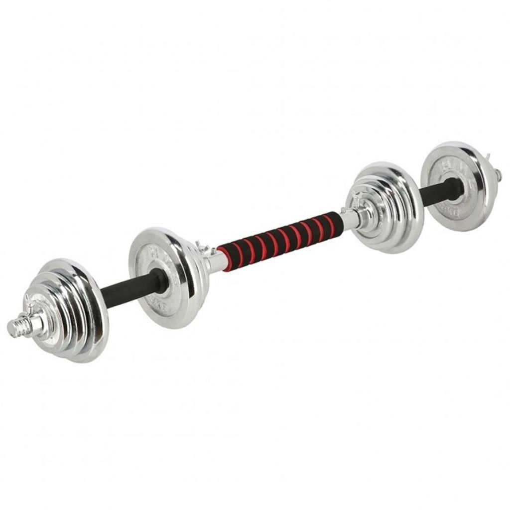 HMS STC21 2x10kg činky v chrómovom puzdre Obrázok produktu 7