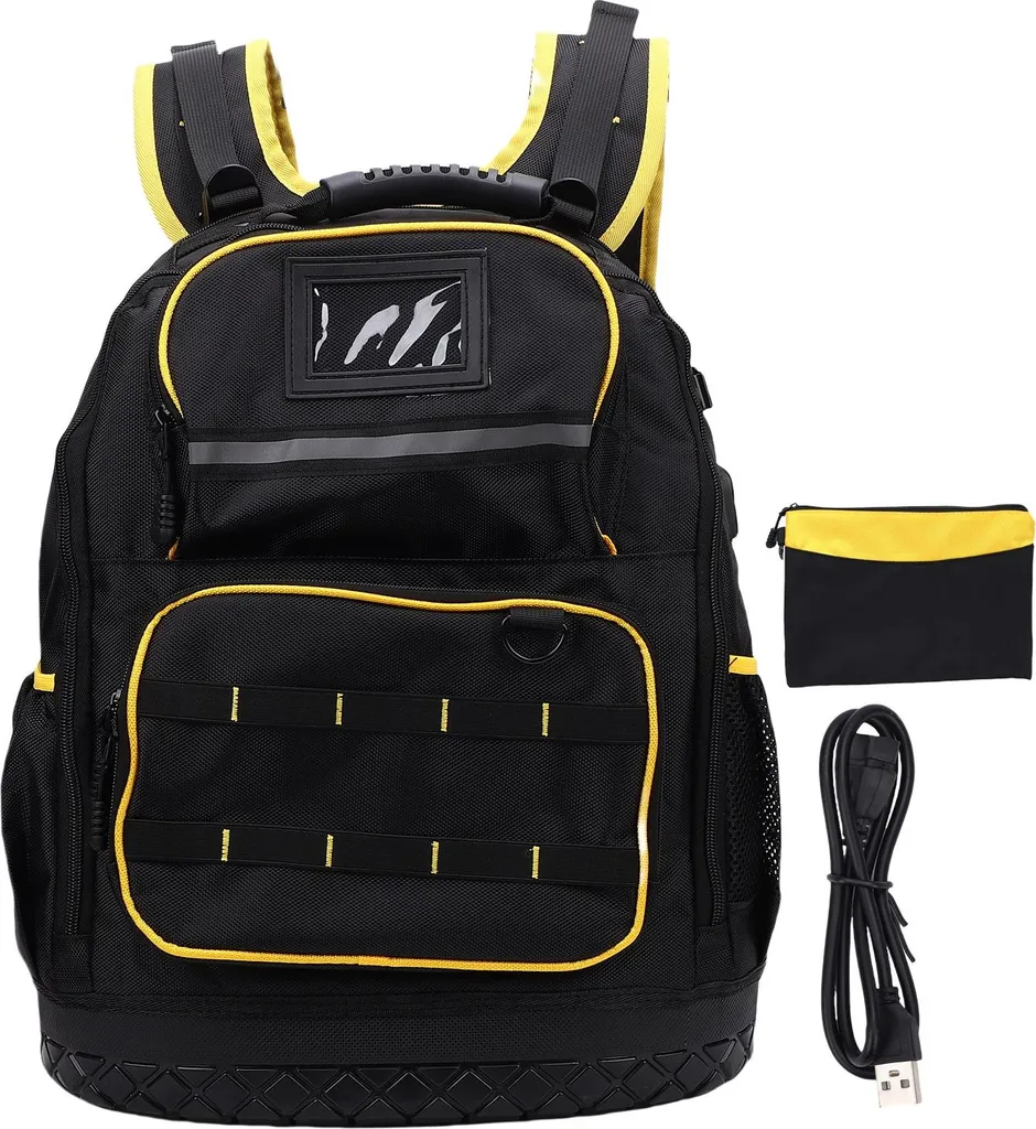 Sac à dos pour technicien avec rangement ordinateur et outils de chantier