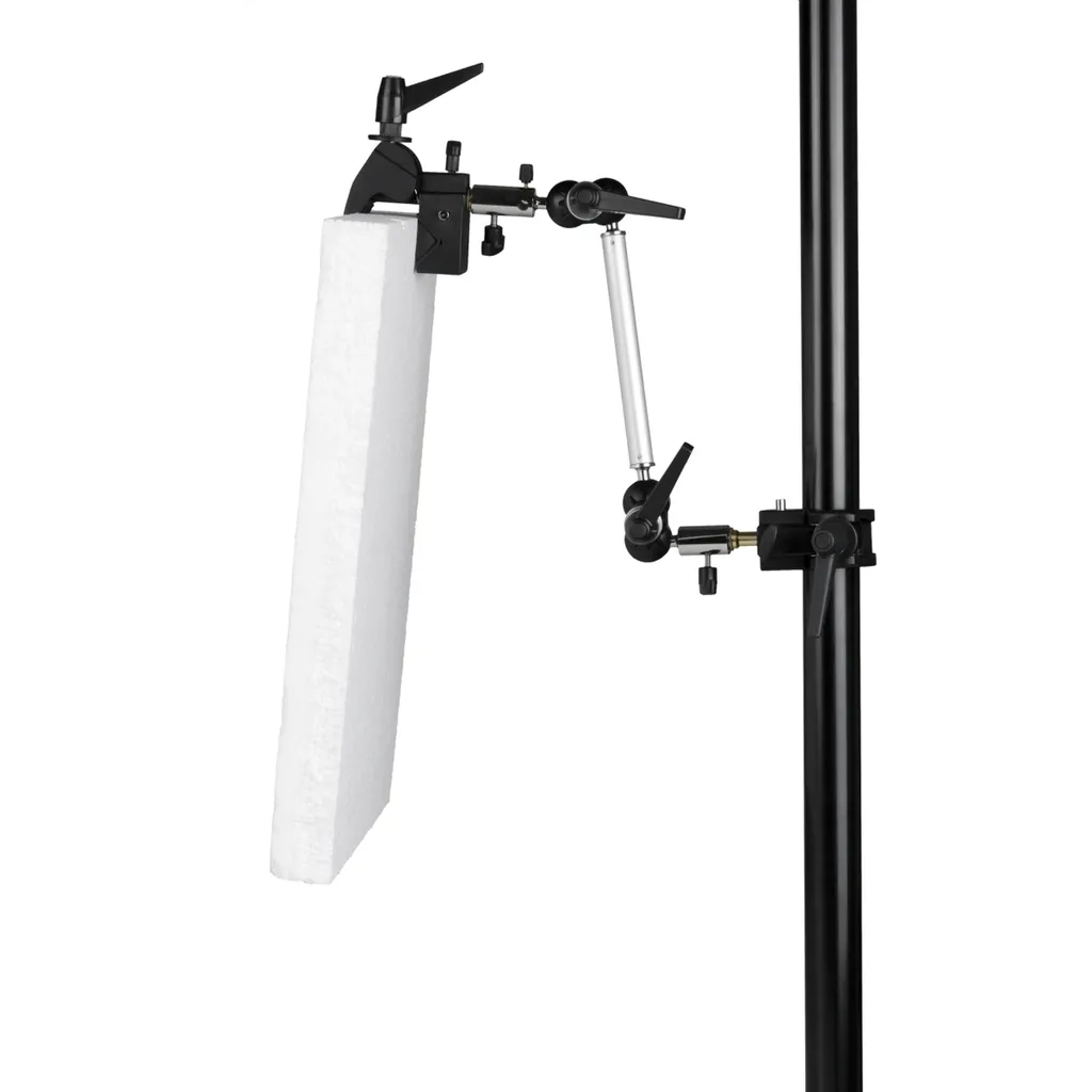 Support de Fixation Bras Magique Walimex avec Doubles Pinces Crabe
