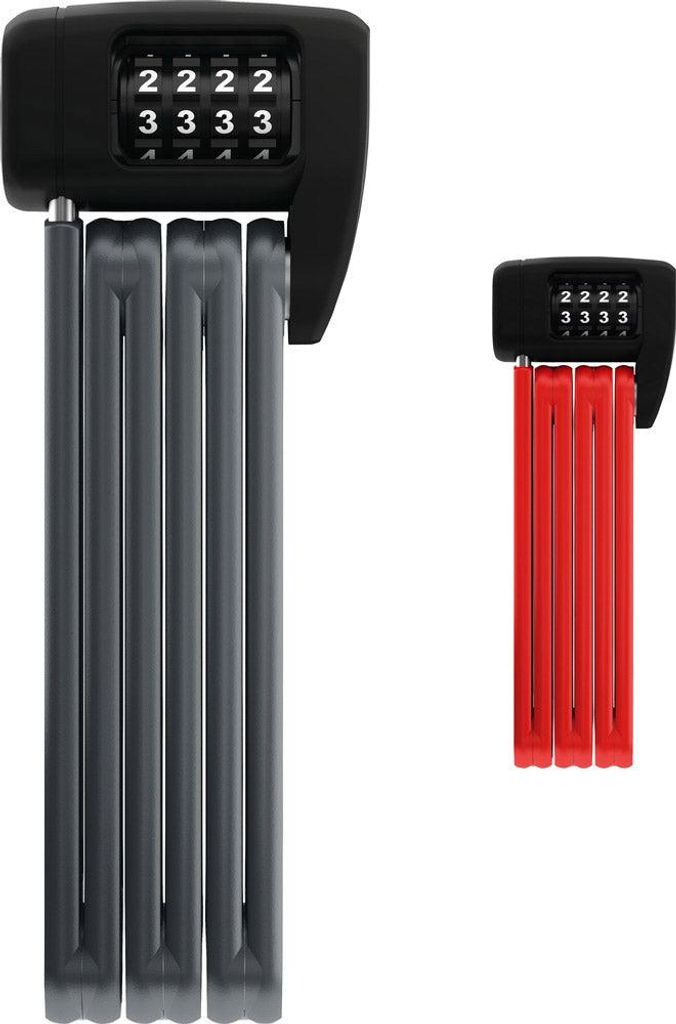 Abus Bordo Combo Lite 6055c 85 chiusura pieghevole - rosso Immagine del prodotto 