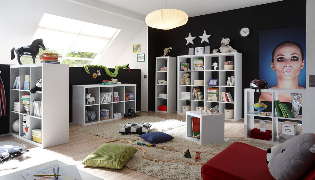 Raumteiler Bücherregal Raumtrenner Regal Standregal Produktbild 3