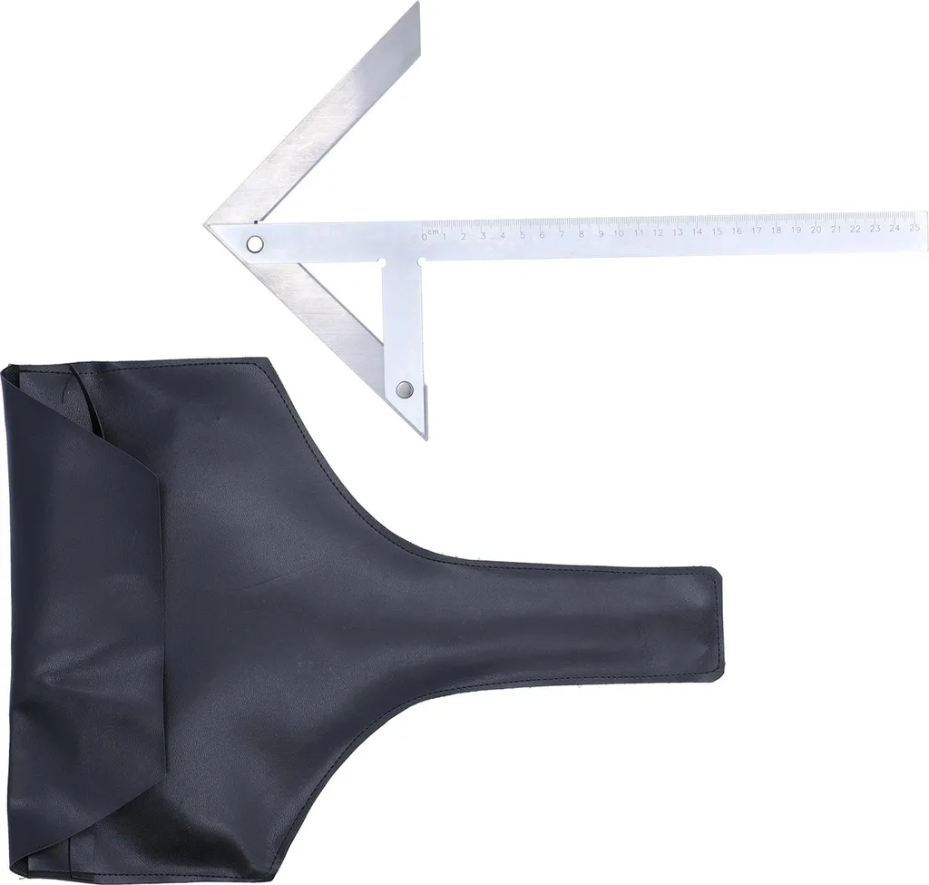 Gabarit de centrage en acier inoxydable pour marquage d'angle de précision