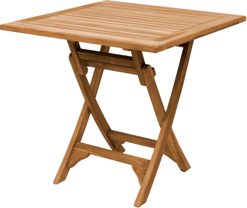 Teako Design Klapptisch Rovigi Teakholz Massiv Wetterfest Produktbild 