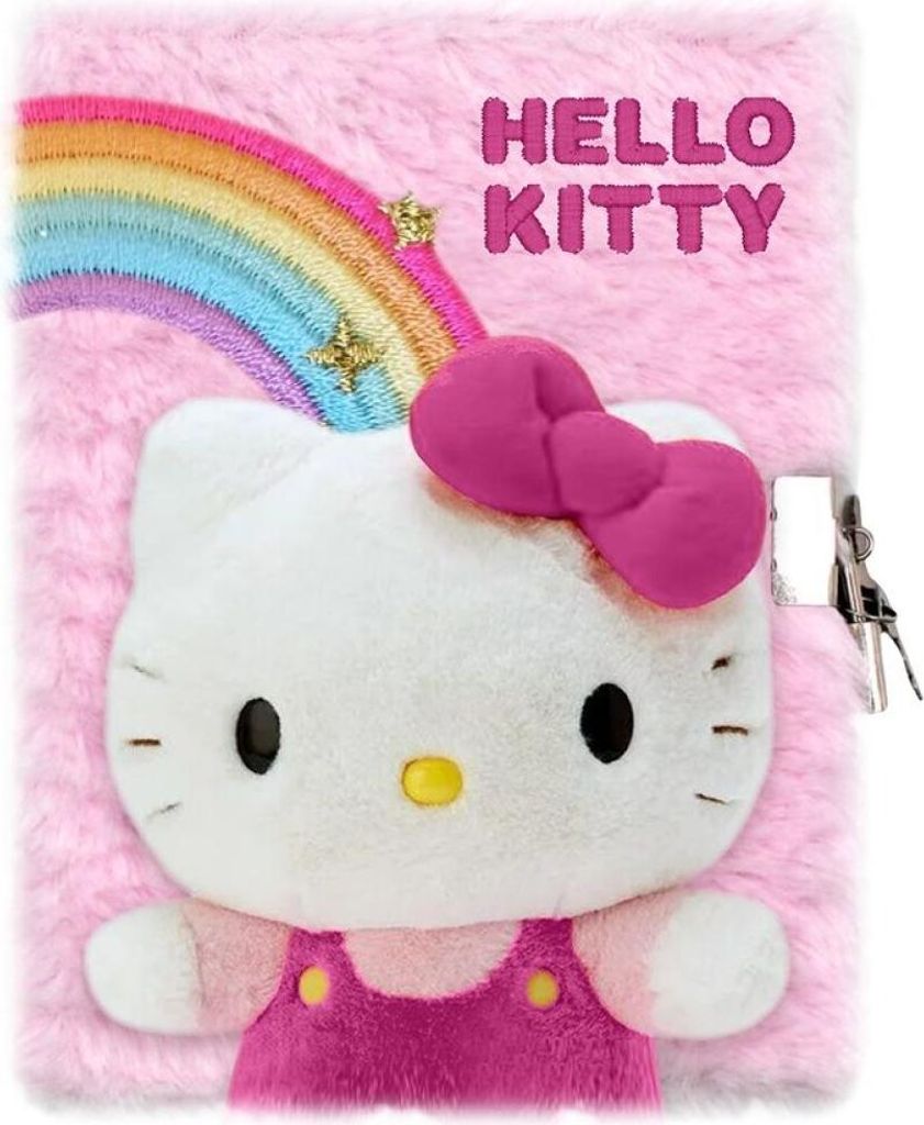 Plush Hello Kitty Diary - Maskotka Dziecięca KIDS LICENSING do Przytulania i Dekoracji