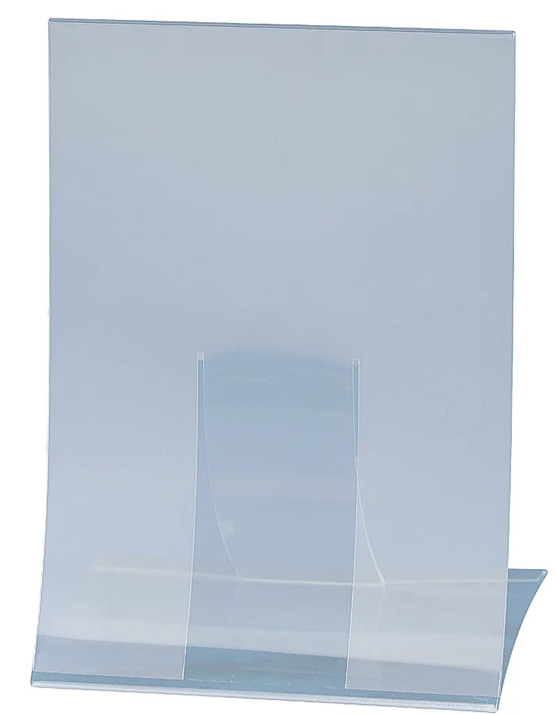 SIGEL TA160 Présentoir de Table Pliable Transparent Format A4 pour Menu