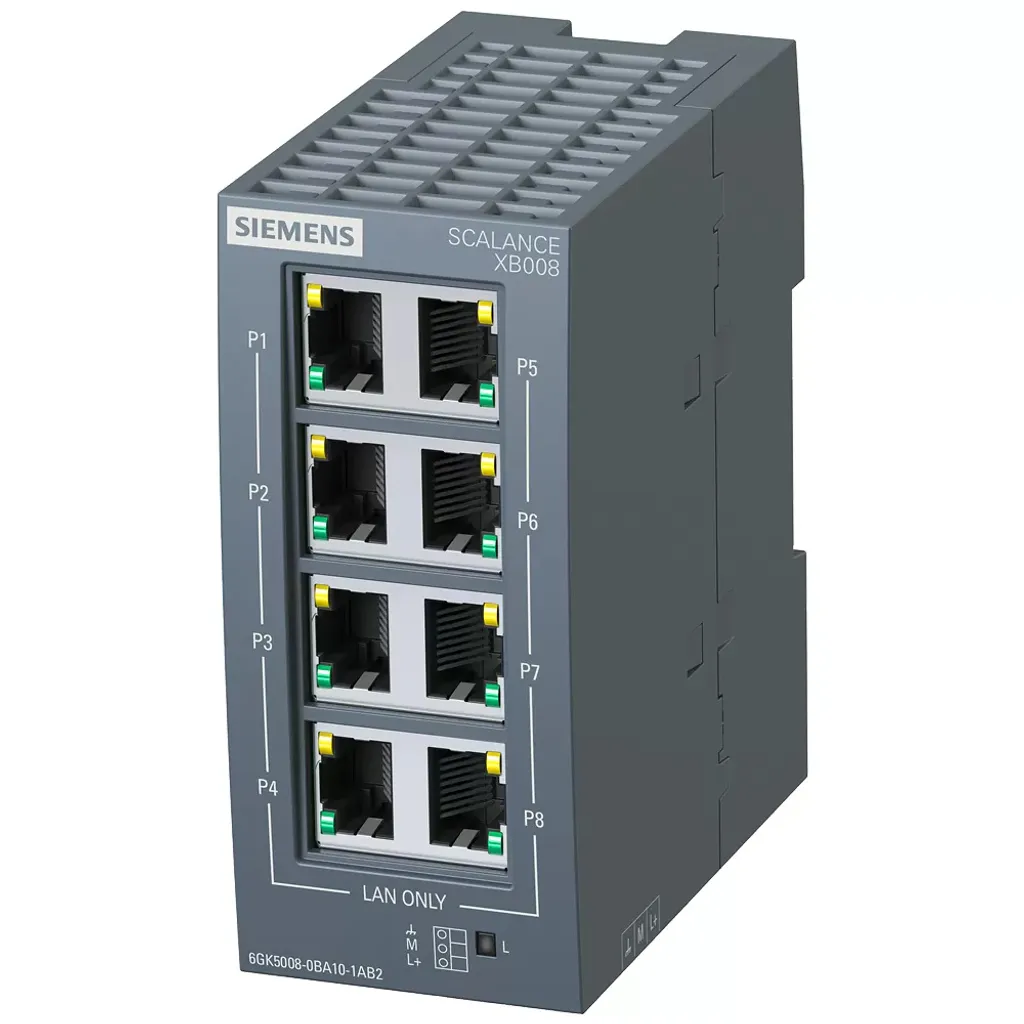 Switch Ethernet Industriel 8 Ports RJ45 Siemens SCALANCE XB008 100Mbit