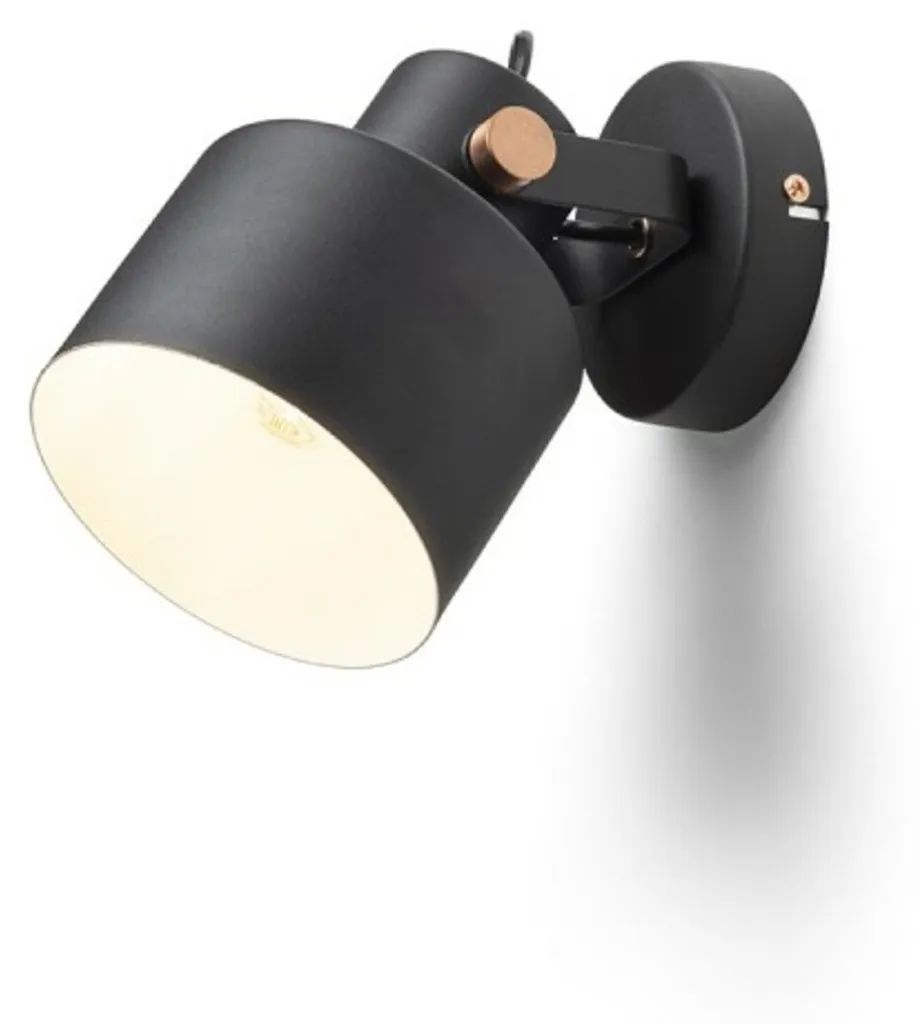 Éclairage de Plafond pour Salon et Bureau RENDL CELEIA Noir Cuivre E27