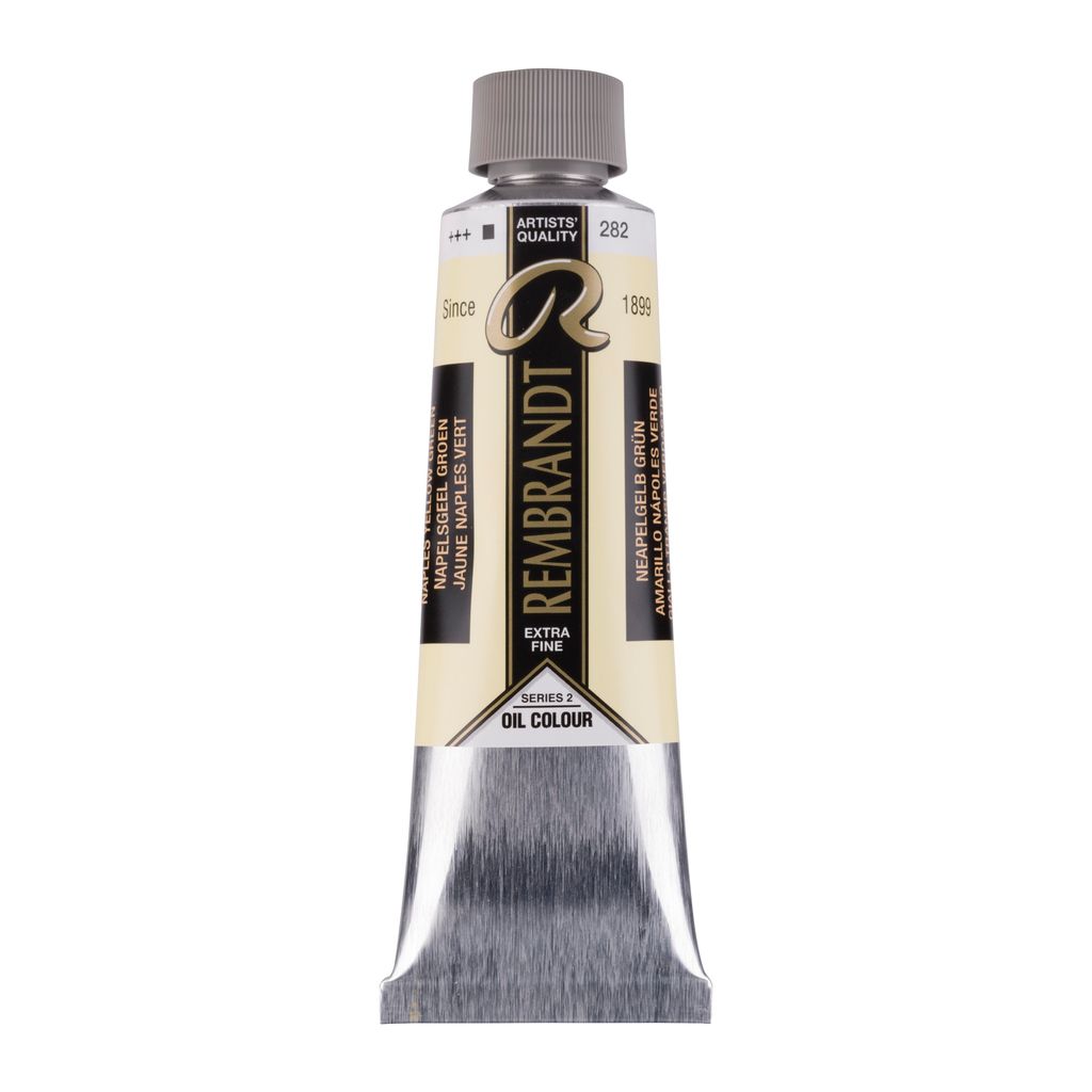Rembrandt Ölfarbe Tube 150 ml Neapelgelb Grün 282