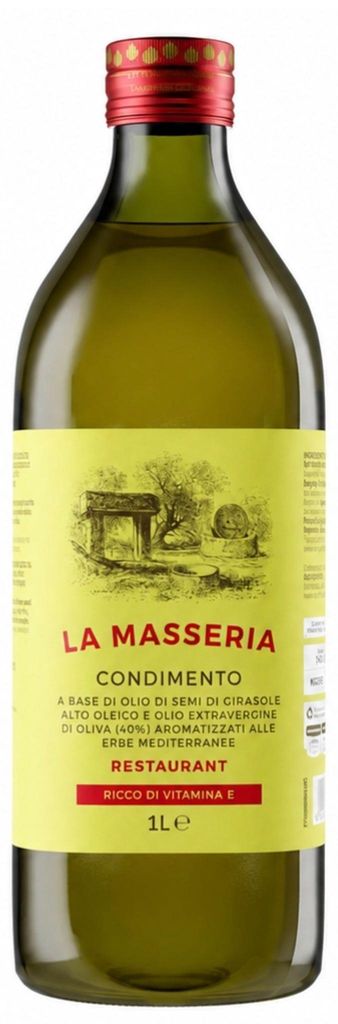 Huile d'olive et de tournesol aux herbes, 1 litre Image du produit 
