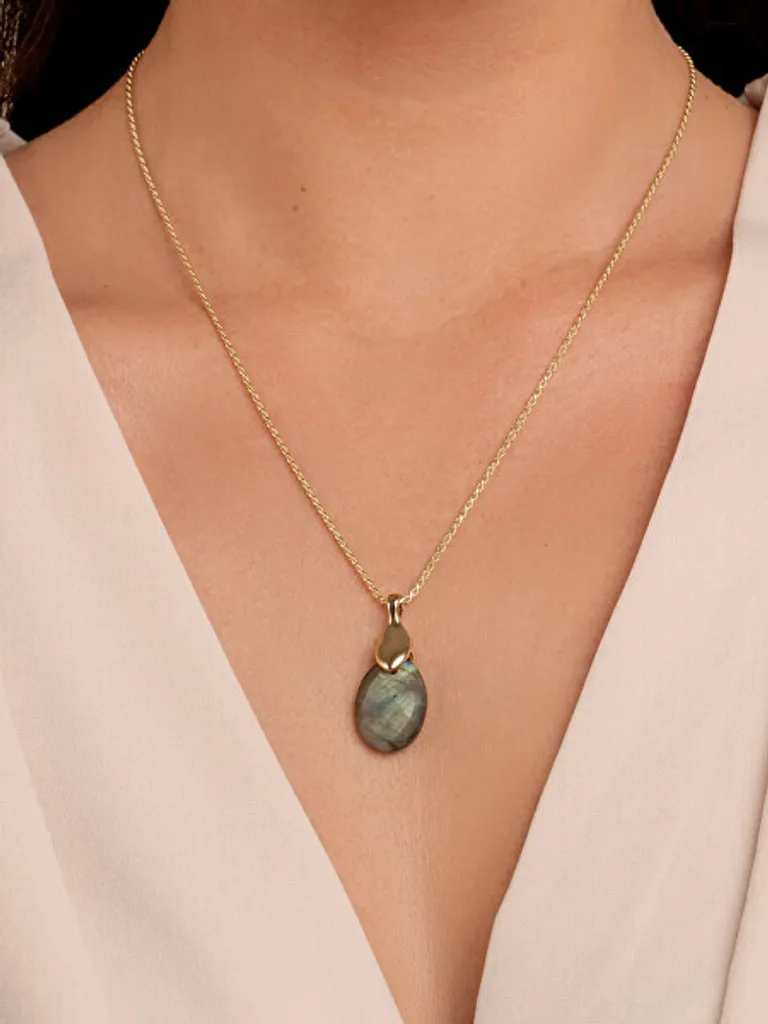 Pendente ovale in labradorite PENGEM18-MO.