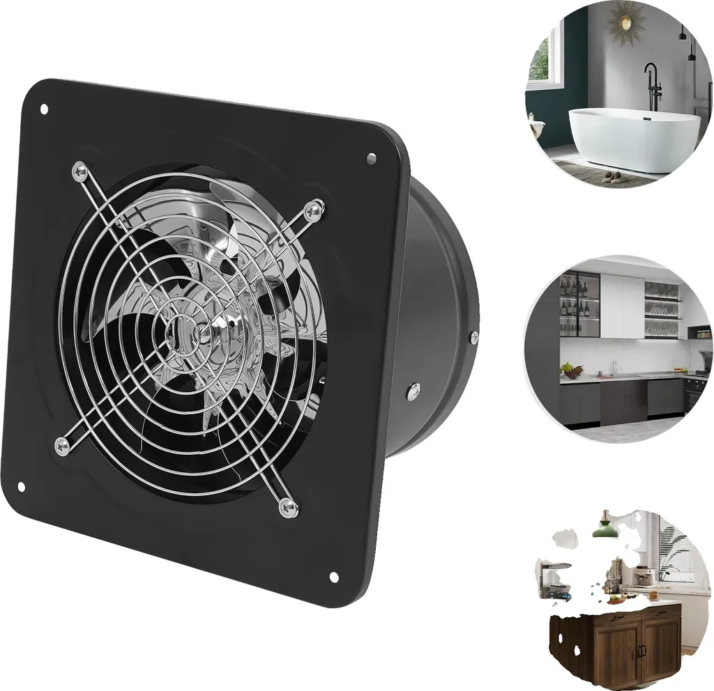 Aérateur extracteur d'air 50W silencieux montage mural ou sur fenêtre