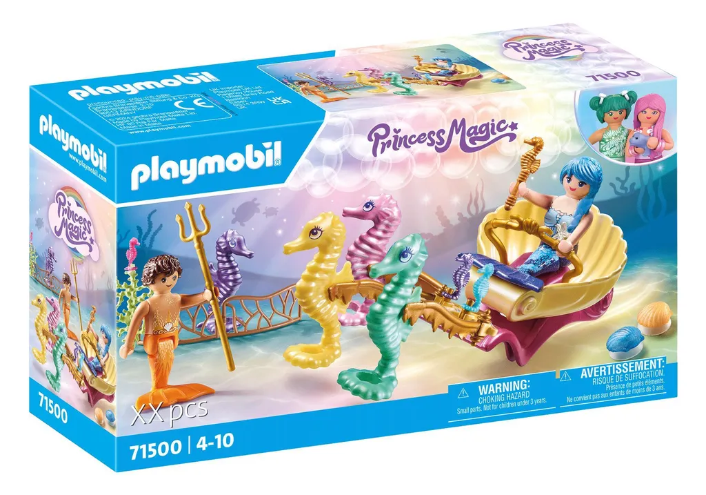 Calèche des sirènes PLAYMOBIL 71500 jouet aquatique Princess Magic