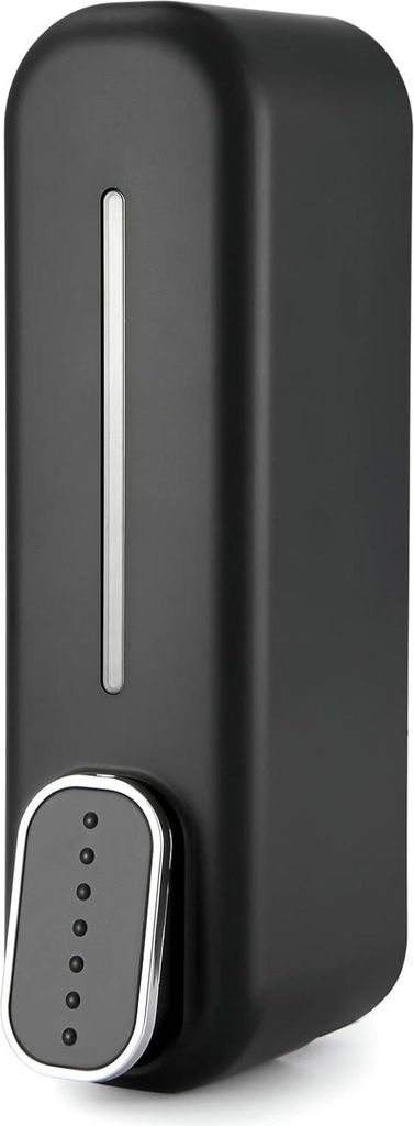 300Ml Manuelle Seifenspender ABS Wandmontierter Lotion Spender Pumpe Manuelle Seife Shampoo Box (Schwarz)