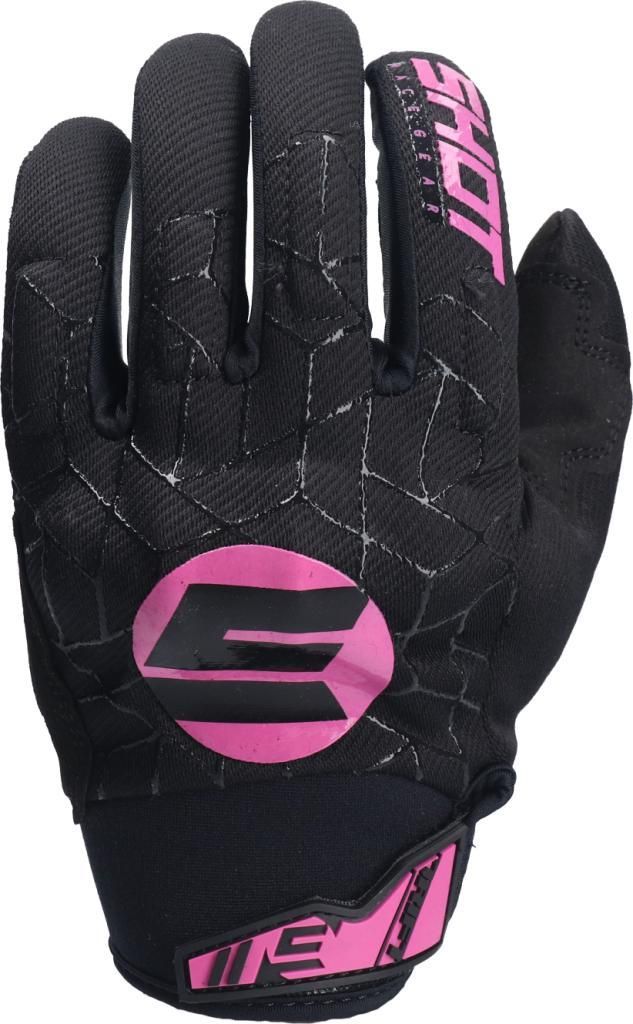 Shot Drift Spider Motocross Handschuhe, schwarz/pink, 8