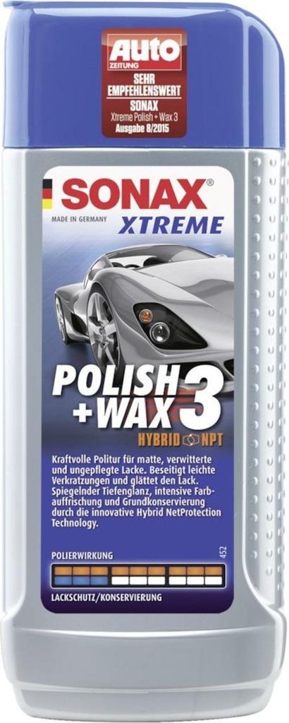 SONAX Xtreme Polish + Wax3 Hybrid NPT 250ml Produktbild 