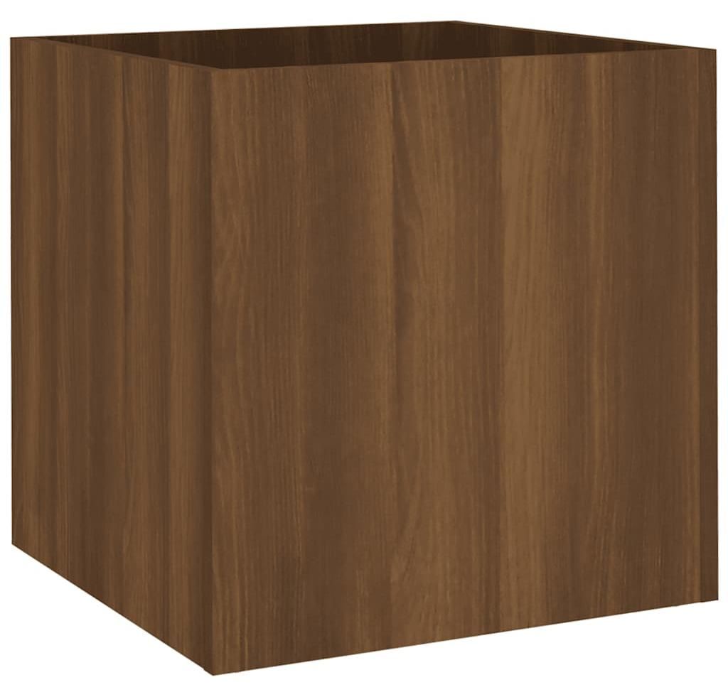 vidaXL Pflanzgefäß Braun Eichen-Optik 40x40x40 cm Produktbild 