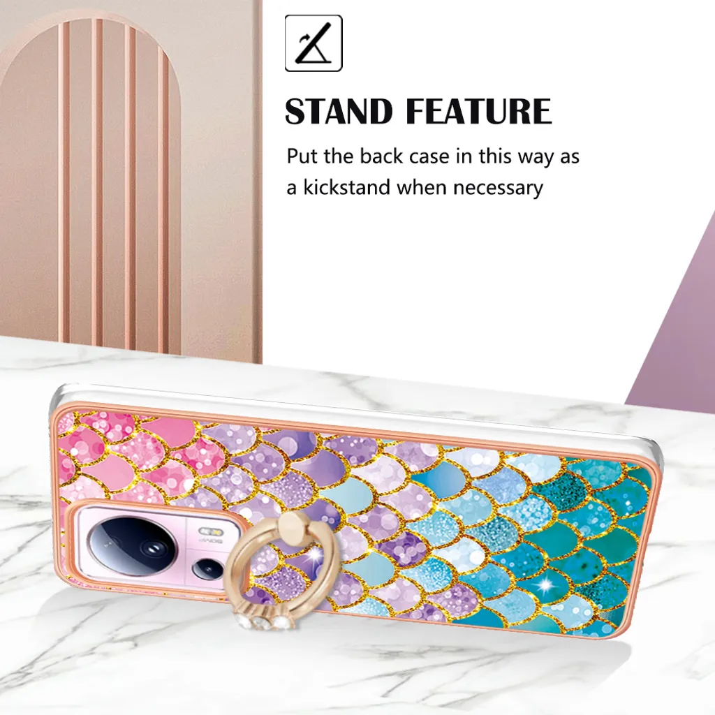Custodia Xiaomi 13 Lite 5G Silicone con Anello: Protezione e Stile - 3