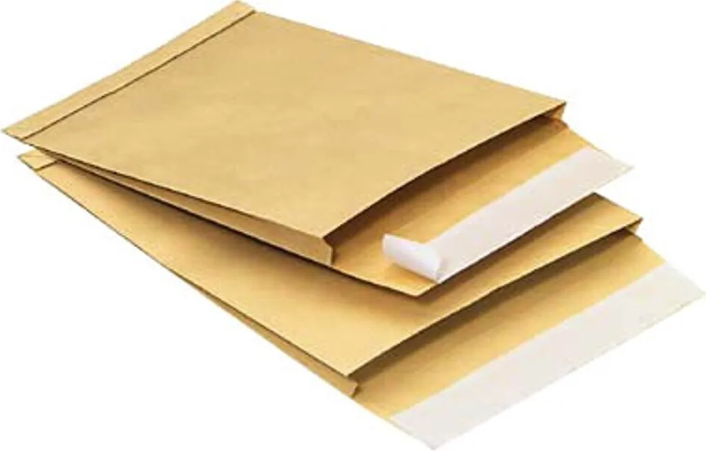 Faltenvers.tasche C4 Marrone (55302) | Buste Spedizioni con Soffietto
