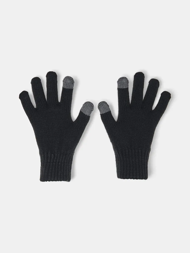 Gants de Sport UA Halftime Under Armour en Maille Noire - Taille S/M