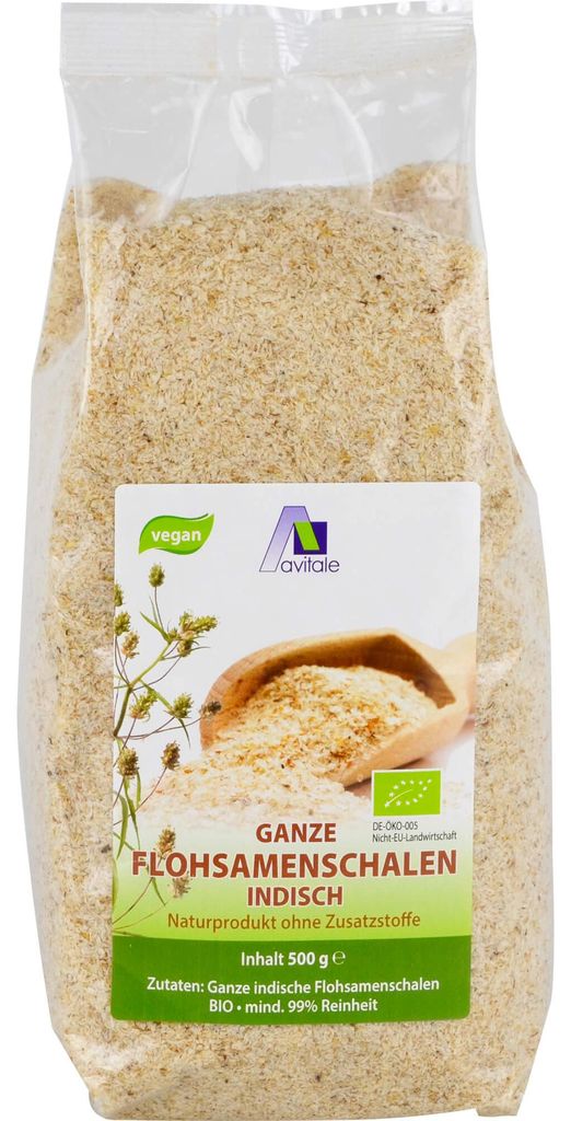 Avitale Flohsamenschalen indisch , 500 g Schalen Produktbild 