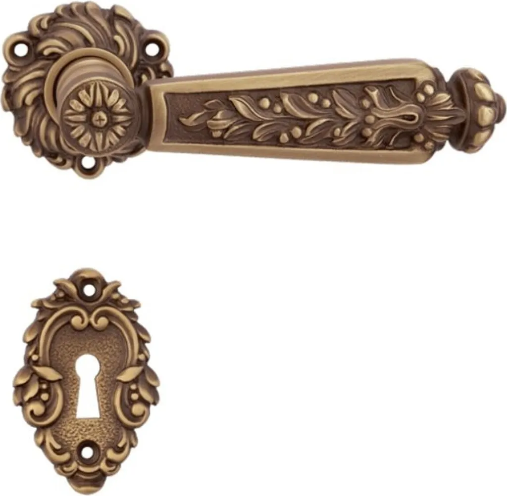 Rénovez vos portes avec style : Poignée baroque laiton Casa Padrino