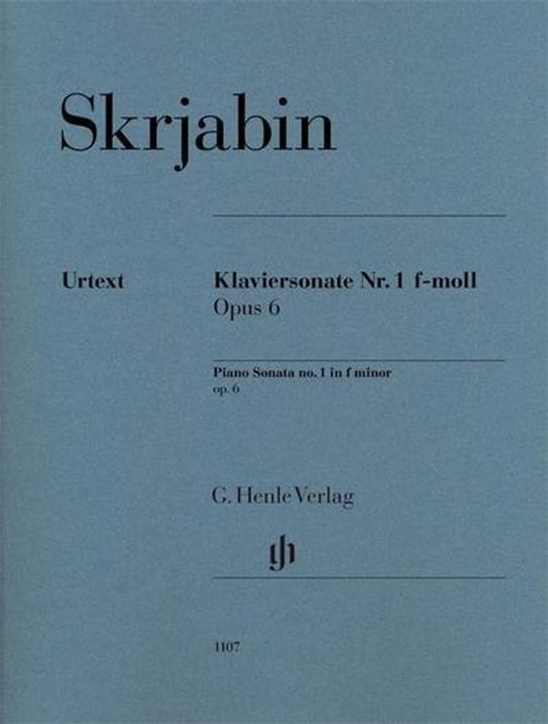 Alexander Skrjabin - Klaviersonate Nr. 1 f-moll op. 6