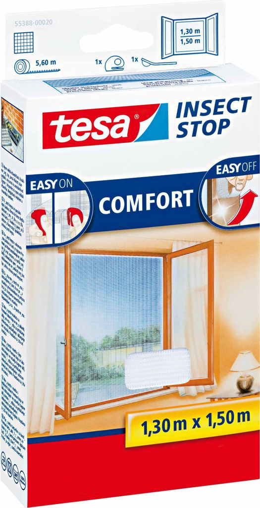 TESA Insect Stop Comfort, 1300 x 10 x 1500 mm, 141 g, Obrázok produktu 