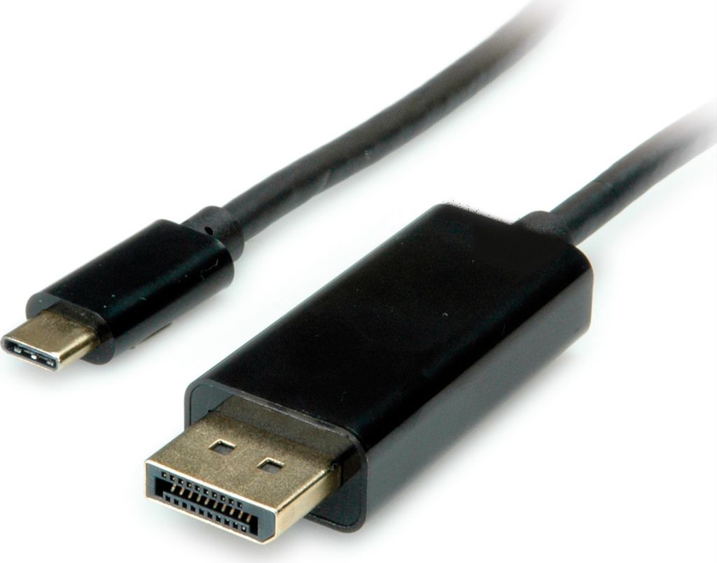 VALUE USB Typ C - DisplayPort Adapterkabel, v1.2, ST/ST, 2 m