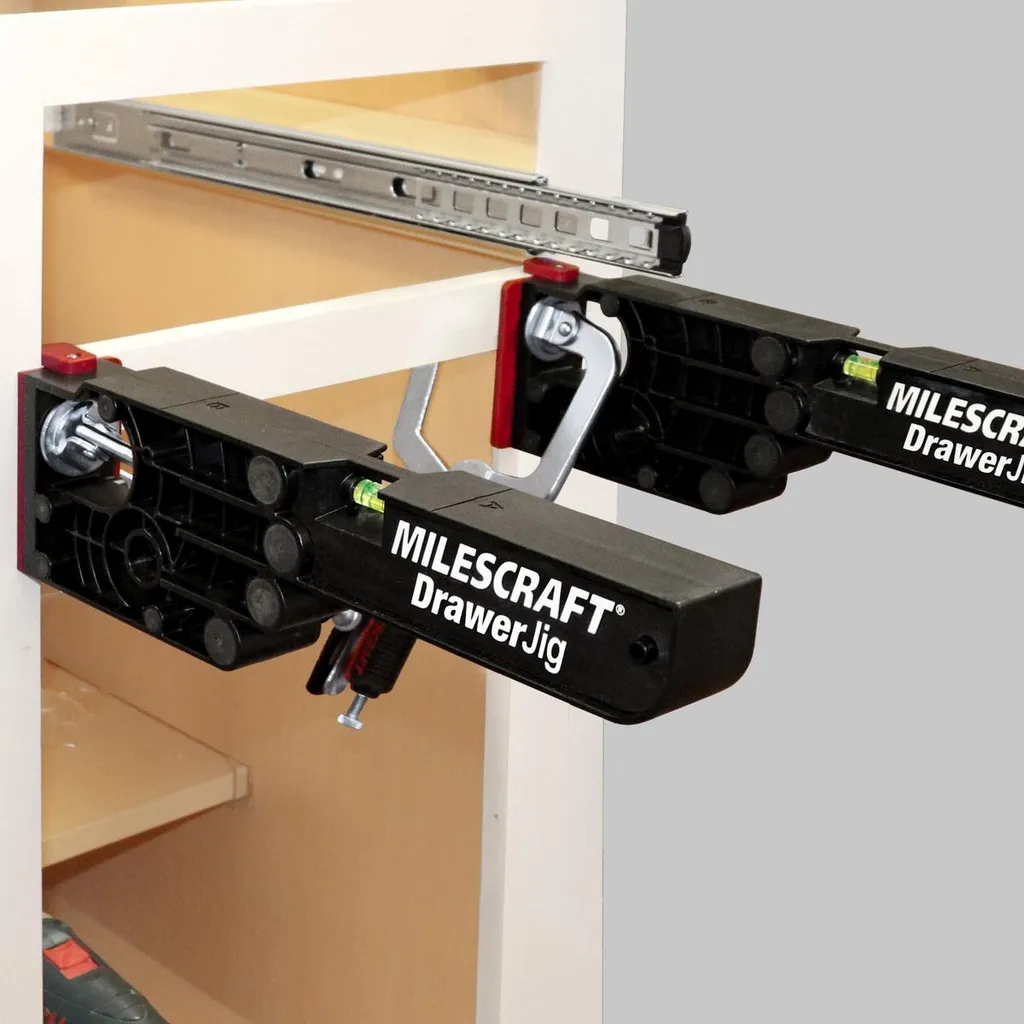 Gabarit Milescraft robuste pour assemblage coulisses tiroirs précis