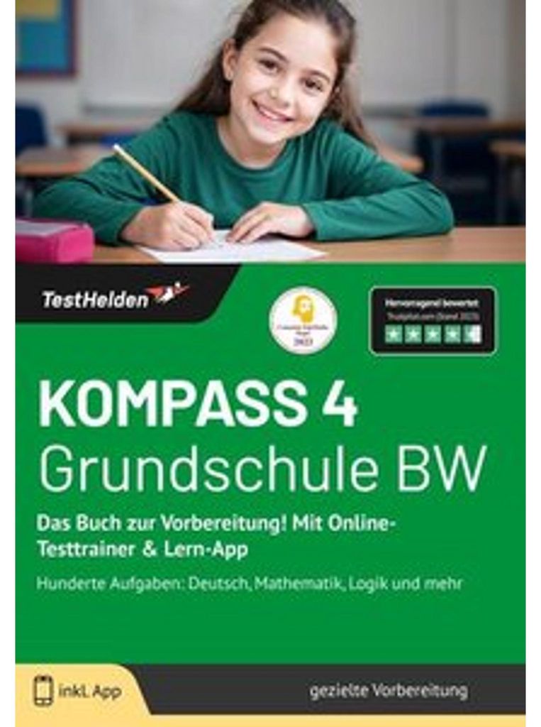 KOMPASS 4 Grundschule BW: Das Buch zur Vorbereitung! Mit Produktbild 