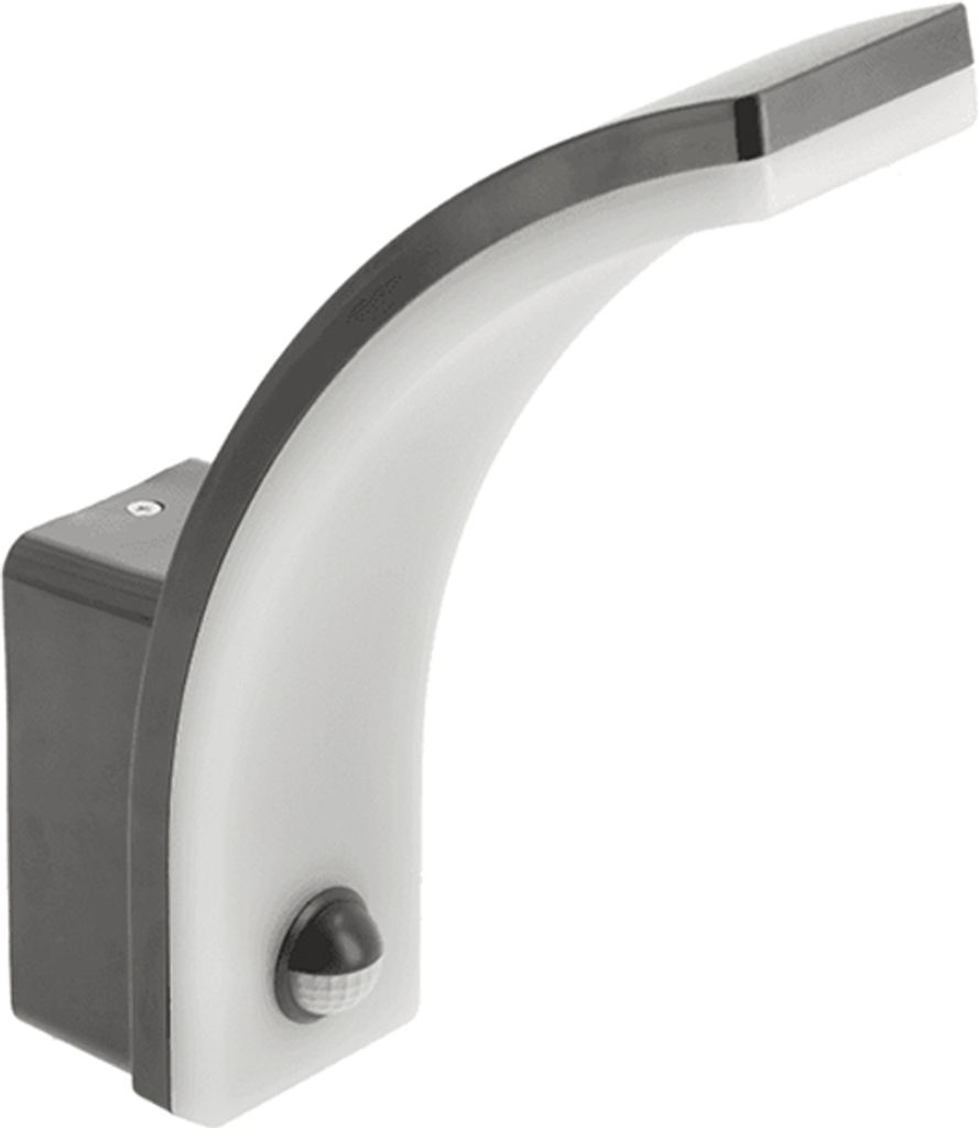 20w LED Außenleuchte Außenlampe Fassadenleuchte mit Bewegungsmelder IP54 Schwarz