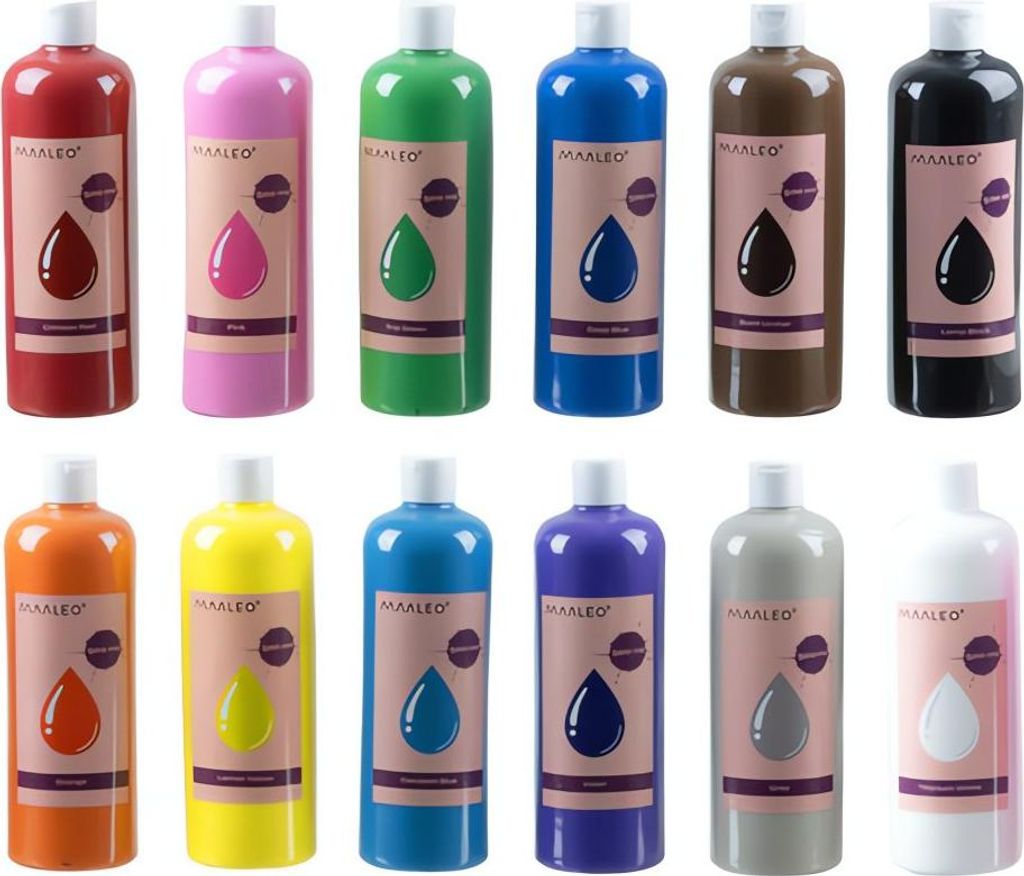 Maaleo 26340 Plakátové barvy 12 x 500ml Obrázek produktu 