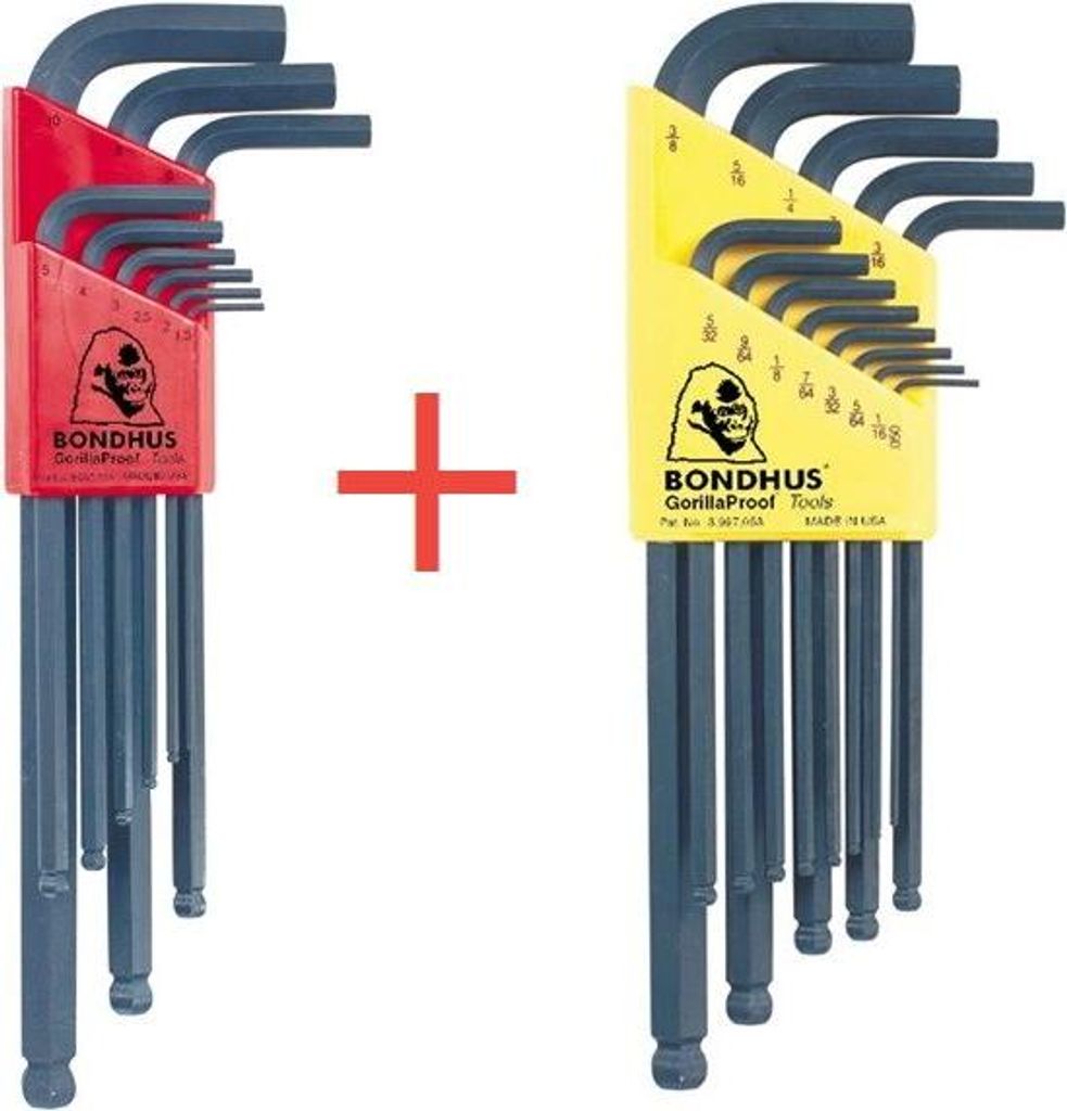 Bondhus 20199 Winkelschlüssel Satz 'Doppel-Pack'