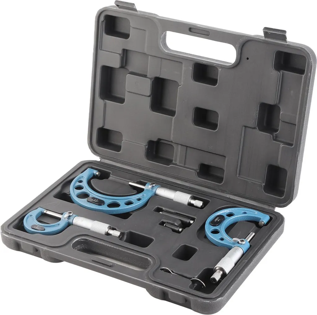 Micromètre de mesure 0-3 pouces robuste, acier haute performance