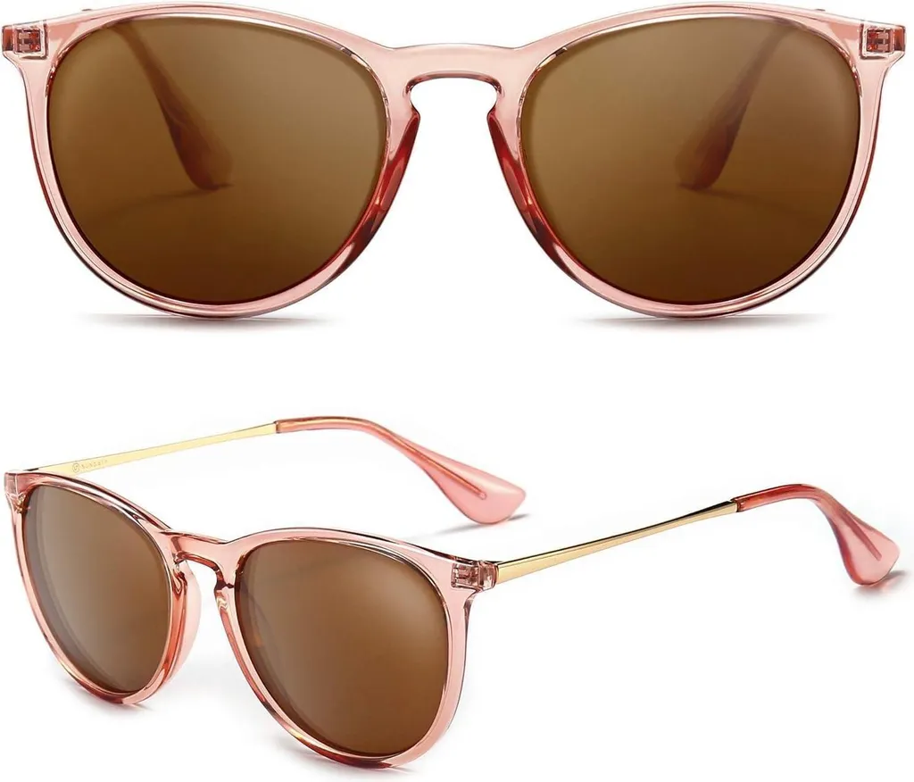 Lunettes polarisées femme vintage protection UV400 verres haute qualité