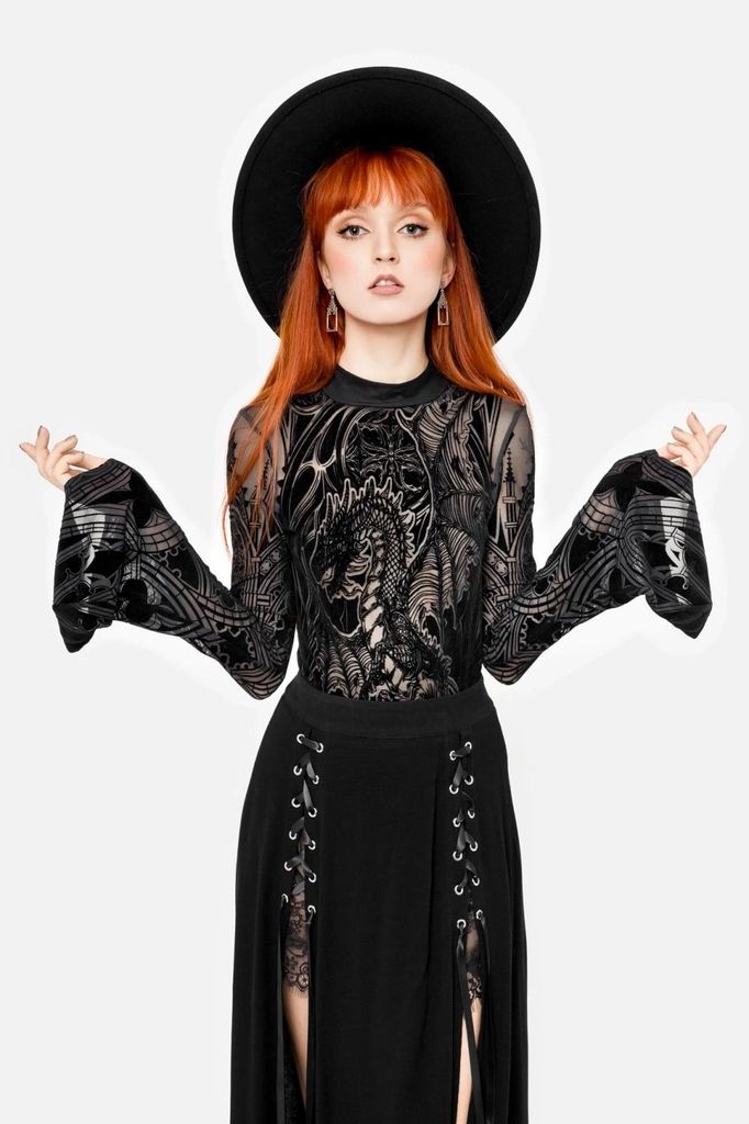 Restyle Bodysuit 4XL Schwarz Castle Guardian