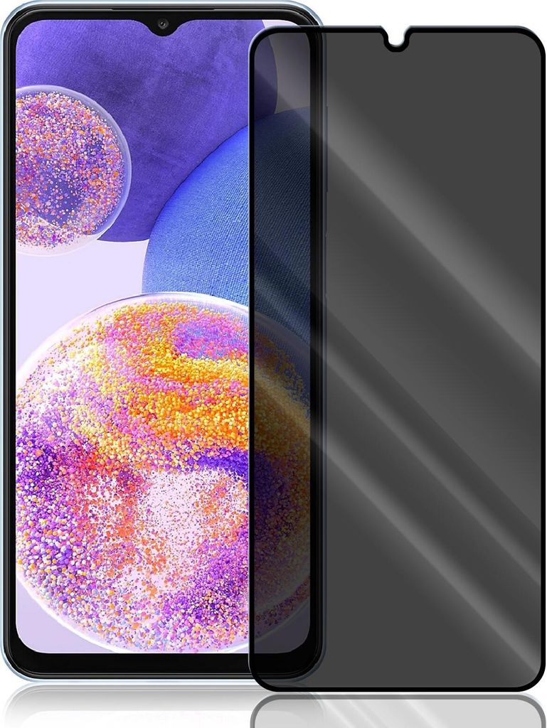 Anti Spy Panzer Folie für Samsung Galaxy A23 Privacy Displayschutzfolie Sichtschutz Glasfolie Schutzglas