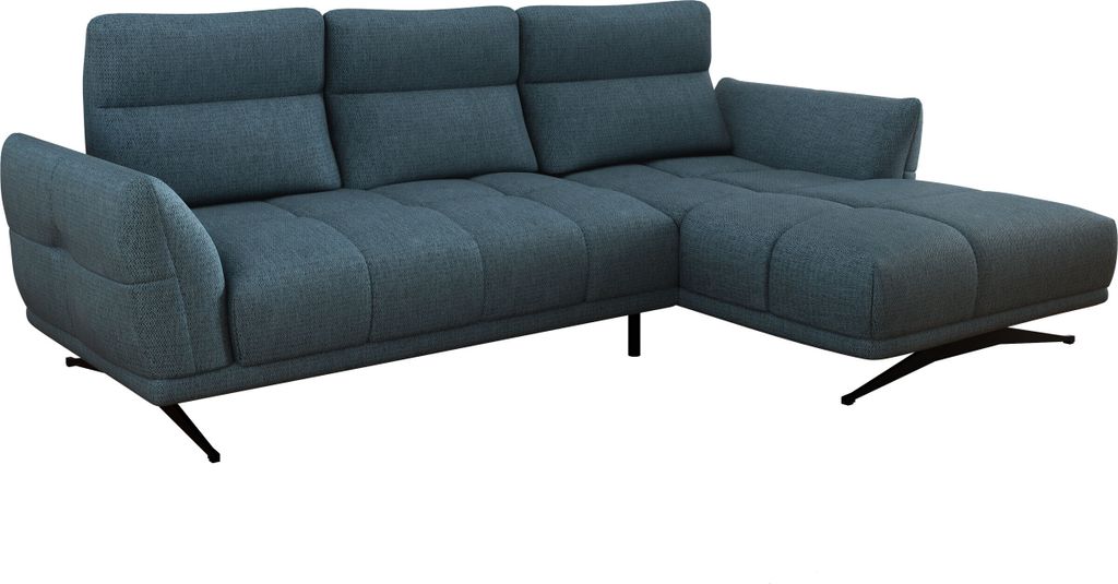 MIRJAN24 Ecksofa Giovanni Z LCH, Wohzimmer Eckcouch, Polsterecke (Farbe: Sorella 77, Seite: Rechts 2R-LC)
