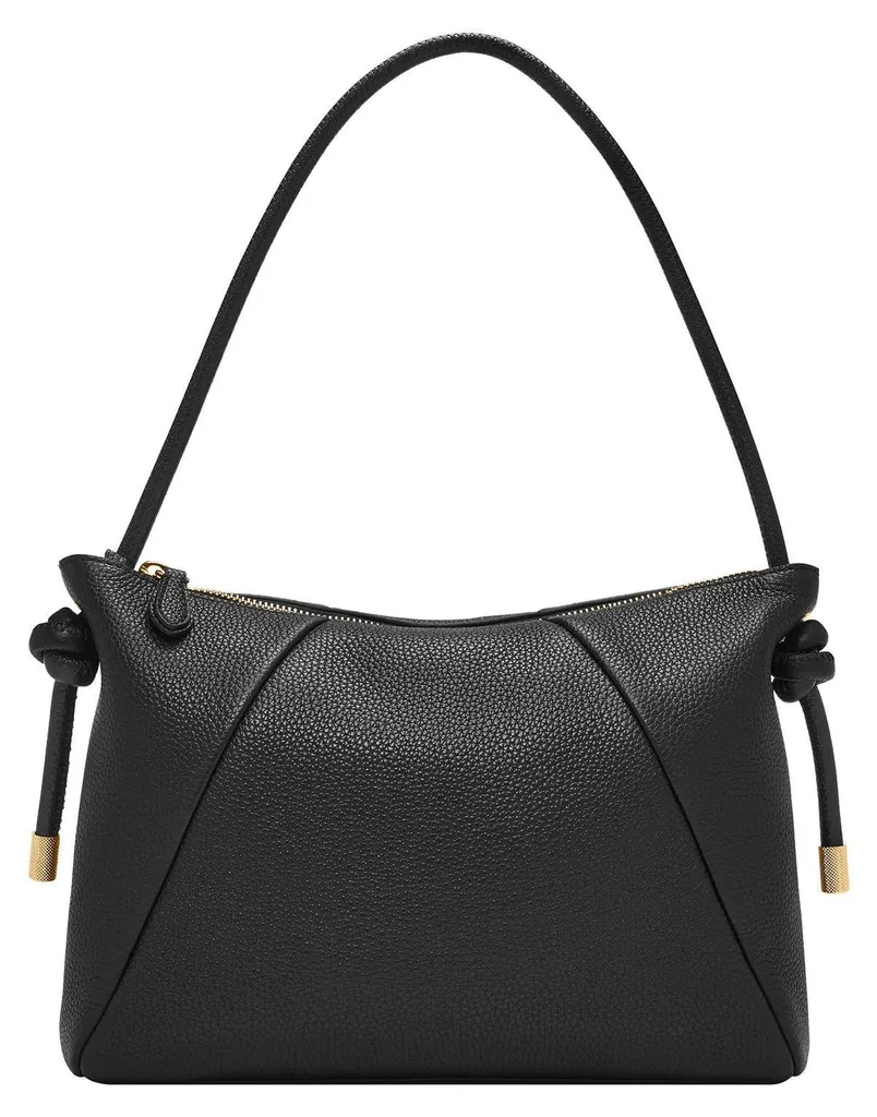 Sac épaule Fossil Willa cuir noir : fini le désordre dans votre sac