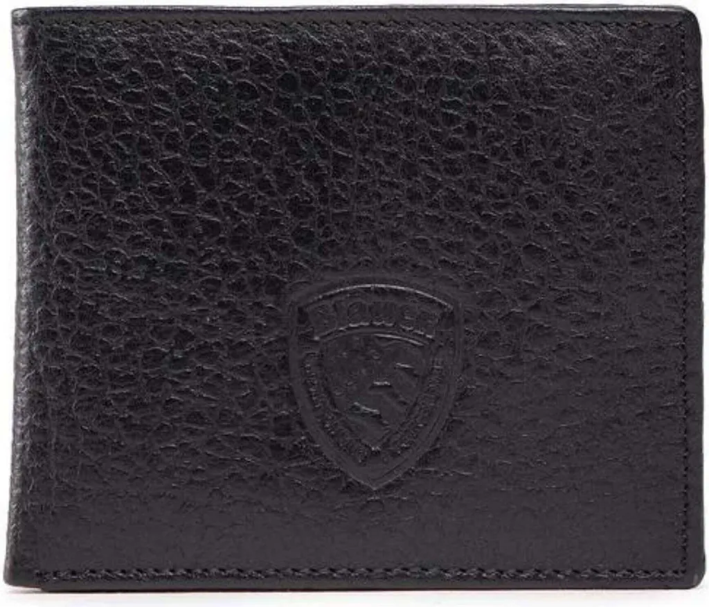 Portefeuille Blauer F2almont01 en Cuir Noir Souple de Haute Qualité