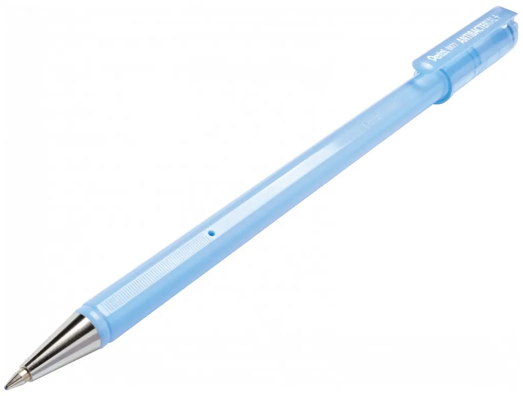 Stylo Bille Bleu Pentel BK77AB-CE à Pointe Fine Rétractable x12 - 2