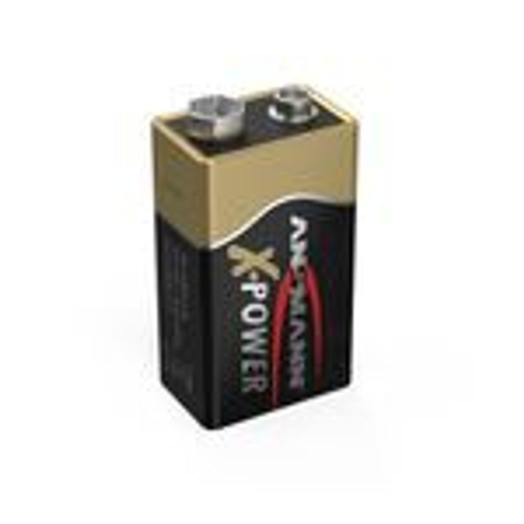 ANSMANN Alkaline Batterie "X-Power" 9V E-Block 10er Display