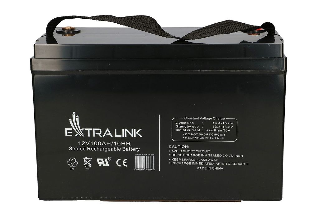 Extralink Akumulator AGM 12V 100Ah bezobsługowy, Ołowiany Zdjęcie produktu 